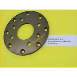 Bol de frein avant pour montage disque de frein flottant - C2 - CITROËN