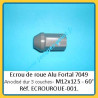 Ecrou roue ALU 60° M12x125 H19